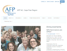 Tablet Screenshot of afpcapefear.afpnet.org