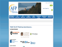 Tablet Screenshot of afporegon.afpnet.org